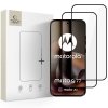 Szkło hartowane Tech-Protect Glass Fit+ (2-Pack) do Motorola Moto G67 / G77 – Czarne ramki (Black)